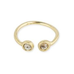 Kintsugi Jewelry Кольцо Fragile rose из золота со вставкой бриллиантов 110313
