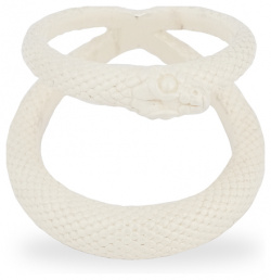 Caviar Jewellery Белое кольцо змея SERPENT 112054 от