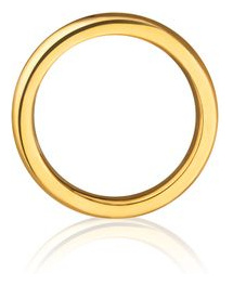 Vertigo Jewellery Lab Позолоченное фаланговое кольцо из серебра ESSENTIALS 112410