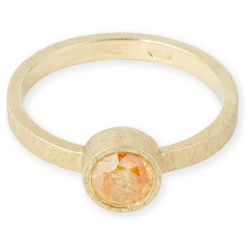 Kintsugi Jewelry Кольцо Fragile rose из золота с бриллиантом 109435 В коллекции