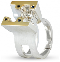 AMARIN Jewelry Кольцо из серебра М1 5 Краб 157660