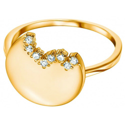 Nastya Maximova Позолоченное кольцо из серебра с кристаллами 33942 Серебро 925