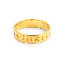 11 Jewellery Позолоченное кольцо Credo «Быть  а не казаться» 440949