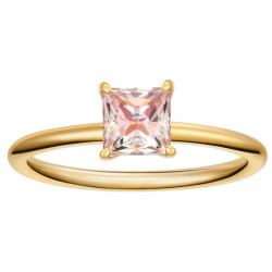 Jewlia Позолоченное кольцо с розовым фианитом 442510