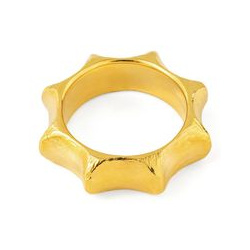 Sevenworlds позолоченное кольцо Starfruit 442807
