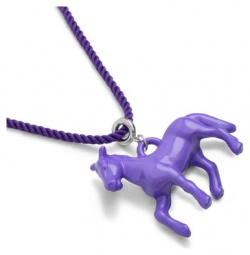 Kotlo Studio Фиолетовый шнурок с лошадью "Конь в пальто" 437756