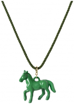 Kotlo Studio Зеленый шнурок с лошадью "Конь в пальто" 437759