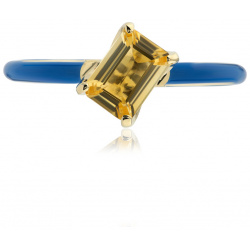 RS1912 X DANIILBERG Кольцо из желтого золота с цитрином CANDY 447549