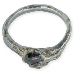 Kintsugi Jewelry Кольцо из серебра со вставкой шпинели 111094
