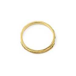 УРА jewelry Позолоченное тонкое фактурное кольцо 451705
