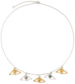 Arha jewelry колье чокер из серебра Amon с позолотой 459104