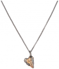 Kintsugi Jewelry Кулон Forgiveness из серебра с позолотой и кристаллом кварца 452631