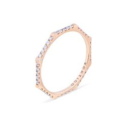 Vertigo Jewellery Lab Кольцо HEXO diamond из золота с дорожой бриллиантов 460605