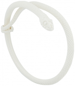 Caviar Jewellery Белый браслет змея SERPENT 112028