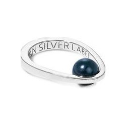 Maximilian Silver Label Кольцо из серебра «Авокадо» с соколиным глазом 10523