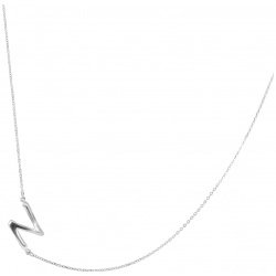 Tilda Серебряное колье с буквой N 455612 серебро 925