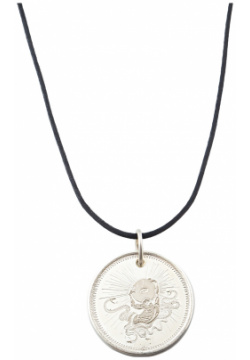Agnes Waterhouse Подвеска монета из серебра «Сила» маленькая 449515 Дизайнеры