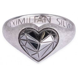 Maximilian Silver Label Матовое кольцо из серебра 20402