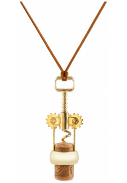 AMARIN Jewelry Позолоченная подвеска CORK "Штопор" 153365