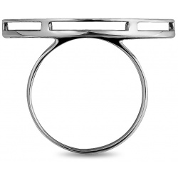 LUTA Jewelry Большое кольцо из серебра c леопардовым узором 438000