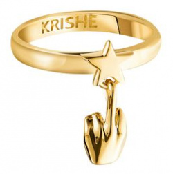 KRISHE Позолоченное кольцо MASCOT из серебра 204298