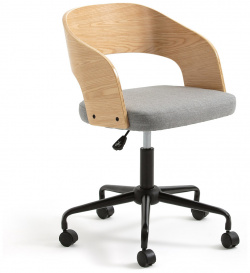 Кресло офисное на колесиках FLOKI единый размер черный LaRedoute 350103118