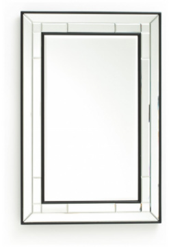 Зеркало прямоугольное Andella единый размер черный LaRedoute 350122344, размер: единый ...