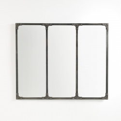 Зеркало в стиле хай тек Lenaig единый размер серый LaRedoute 350057764, размер: единый ...