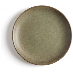 Комплект из 4 тарелок плоских керамики Leiria единый размер зеленый LaRedoute 350210526
