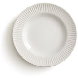 Комплект из четырех керамических десертных тарелок Fari единый размер белый LaRedoute 350250427