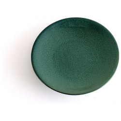 Комплект из 4 десертных тарелок эмалированной керамики Nael единый размер зеленый LaRedoute 350230910, размер: единый ...