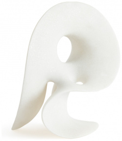Скульптура из полимера В48 см Minral единый размер белый LaRedoute 350294671