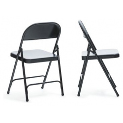 Комплект из двух стульев складных Peseta единый размер черный LaRedoute 350294449