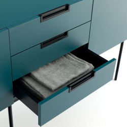 Шкаф для посуды анфилада Treno единый размер синий LaRedoute 350269348