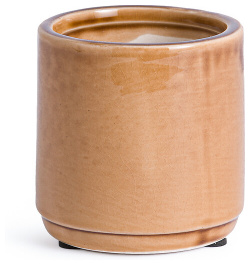 Кашпо из керамики 10 см Gatila единый размер каштановый LaRedoute 350299634