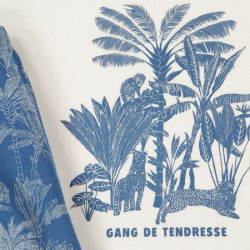 Пижама с шортами принтом пальмы 12 лет  150 см синий LaRedoute 350251814
