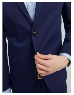 Пиджак костюмный супер зауженный Jprfranco 56 синий LaRedoute 350326100