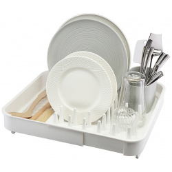 Сушилка для посуды Jarl 412x115x365 см единый размер белый LaRedoute 350343101