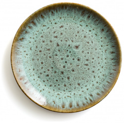 Комплект из четырех тарелок глазурованной керамики Fara единый размер зеленый LaRedoute 350295358