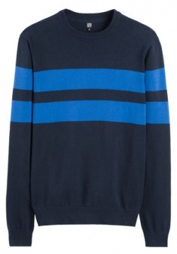 Пуловер с круглым вырезом из тонкого трикотажа XXL синий LaRedoute 350330492