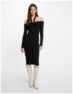 Платье пуловер приталенное длинные рукава L серый LaRedoute 350338023 О, размер: L,M,S,XL,...