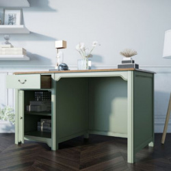 Рабочий стол с дверкой Olivia  единый размер зеленый LaRedoute 350355635 Р, размер: единый ...
