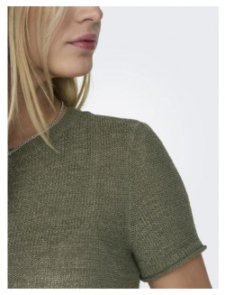 Пуловер короткий из тонкого трикотажа M зеленый LaRedoute 350339338