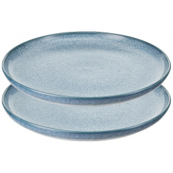 Набор обеденных тарелок Blueberry 26 см синие 2 шт  единый размер синий LaRedoute 350332530