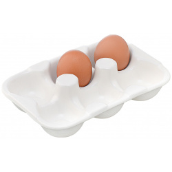 Подставка для яиц Simplicity 186х124 см  единый размер белый LaRedoute 350342950