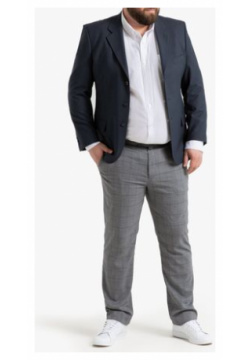 Пиджак костюмный прямого покроя при росте до 176 см 76 синий LaRedoute 350062371