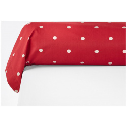 Наволочка на подушку валик с принтом Edelweiss 85 x 185 см красный LaRedoute 350050916