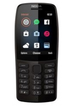 Nokia 210 Dual sim Black  16OTRB01A02