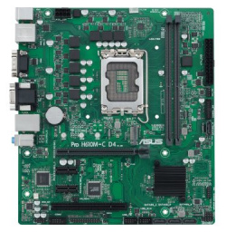 ASUS Pro H610M C D4 CSM  90MB1A30 M0EAYC Форм фактор: mATX чипсет: Intel H610