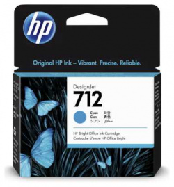 HP 712  3ED67A Объем: 29 мл цвет: голубой тип: струйный совместим с: DJ T230